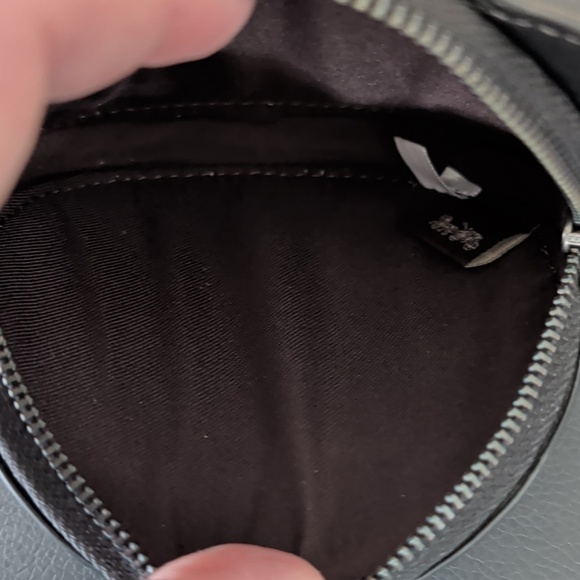 Coach Black Cat Leather Zipper Coin Purse (CN003) Used, Excellent Condition - Picture 5 of 5